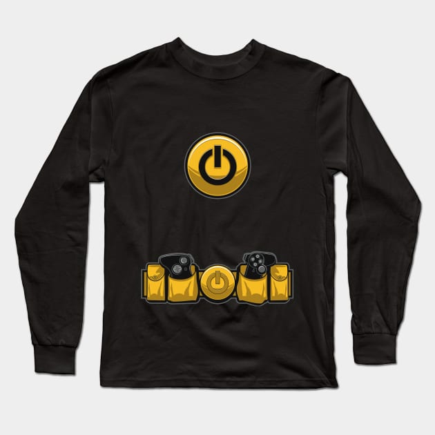 Geek Utility Belt Long Sleeve T-Shirt by PatrickScullin